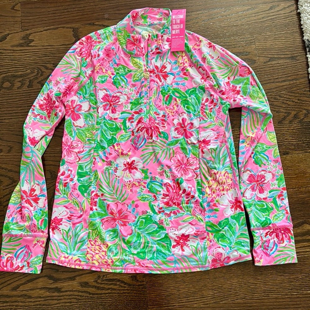 Lilly Pulitzer Marion Half Zip UPF 50+
